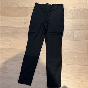 Babaton Black Skinny Pants - satin finish